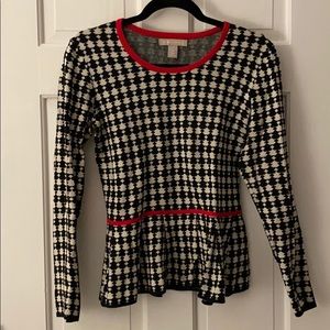 Peplum sweater